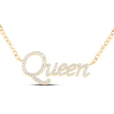 1 CTW-DIA ANA M "QUEEN" FASHION NECKLACE(18 INCH)